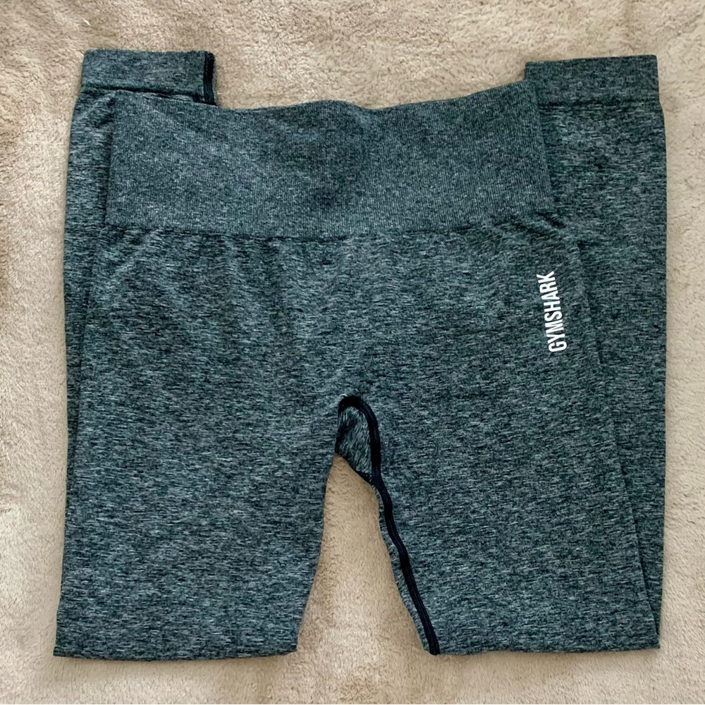 Gymshark Gray Leggings Stretchy Athletic Bottoms